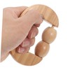OATIPHO 3pcs Wooden Massage Roller Portable Back and Foot Massager