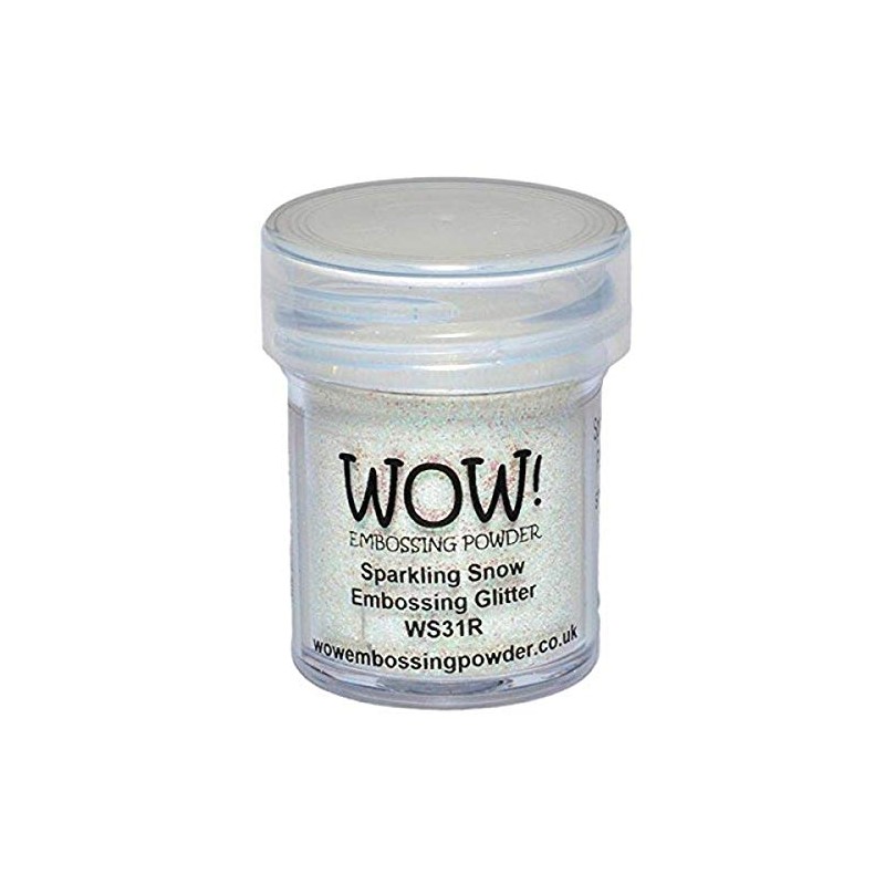 Wow Embossing Powder 15ml, Sparkling Snow