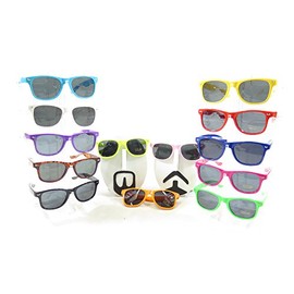 Kizrr™ Wholesale Bulk 10 x Mixed Colours Retro 80's Sunglasses!