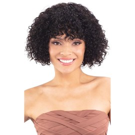Shake-N-Go Golden Human Hair Wig - Monifah (Color:NATURAL)