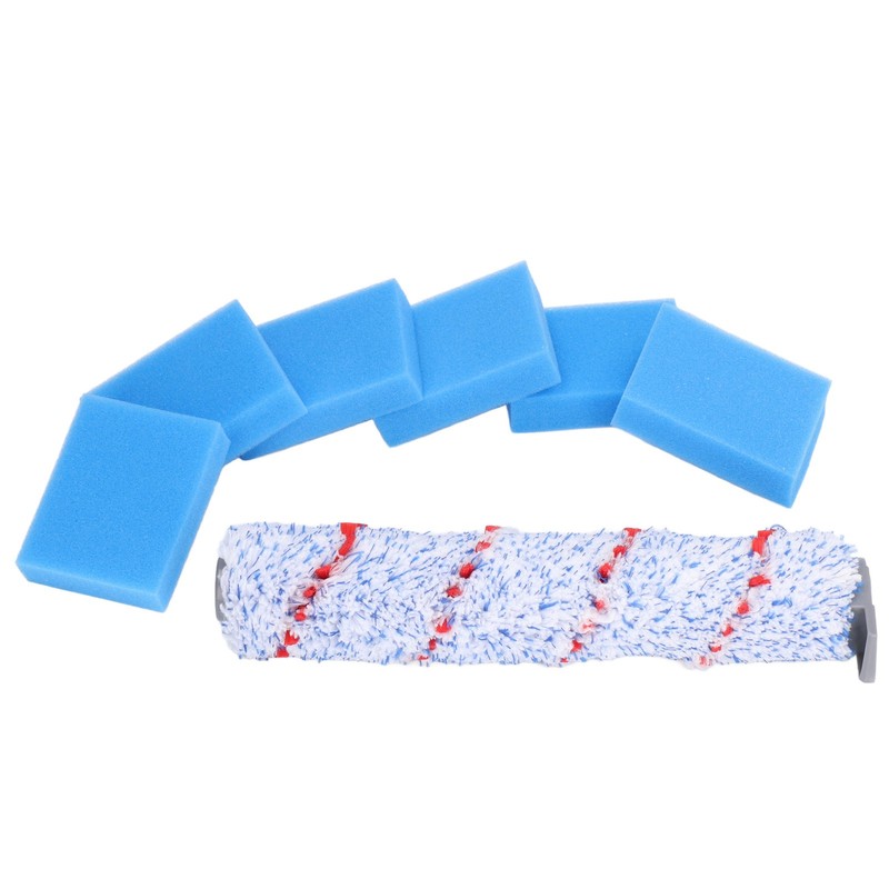 Brush Roller Filter Sponges Set for HF10E‑01 Vacuum Cleaner Part