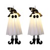 LED Light-Up Hanging Halloween Ghost Decorations – Spooky Floating Witch