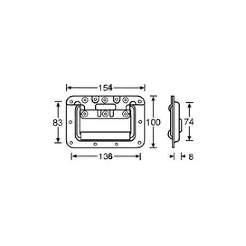 ADAM HALL HARDWARE 34082