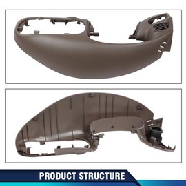 PIT66 Center Front Brown Dash Pad Bezel Cover Compatible with Ford F150/ Ford Expedition 1997 1998 1999 2000 2001 2002 2003