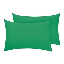 Premium |Pack of 4| Housewife Pillow Case/Cover | 50x75cm | Luxury Polycotton Bedroom Plain Dyed Housewife Bedding Pillowcases (Teal)