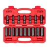 TEKTON 1/2 Inch Drive Deep 12-Point Impact Socket Set with