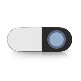 Heidemann Blackline 70912 Wireless Doorbell Transmitter High Range Expandable Black