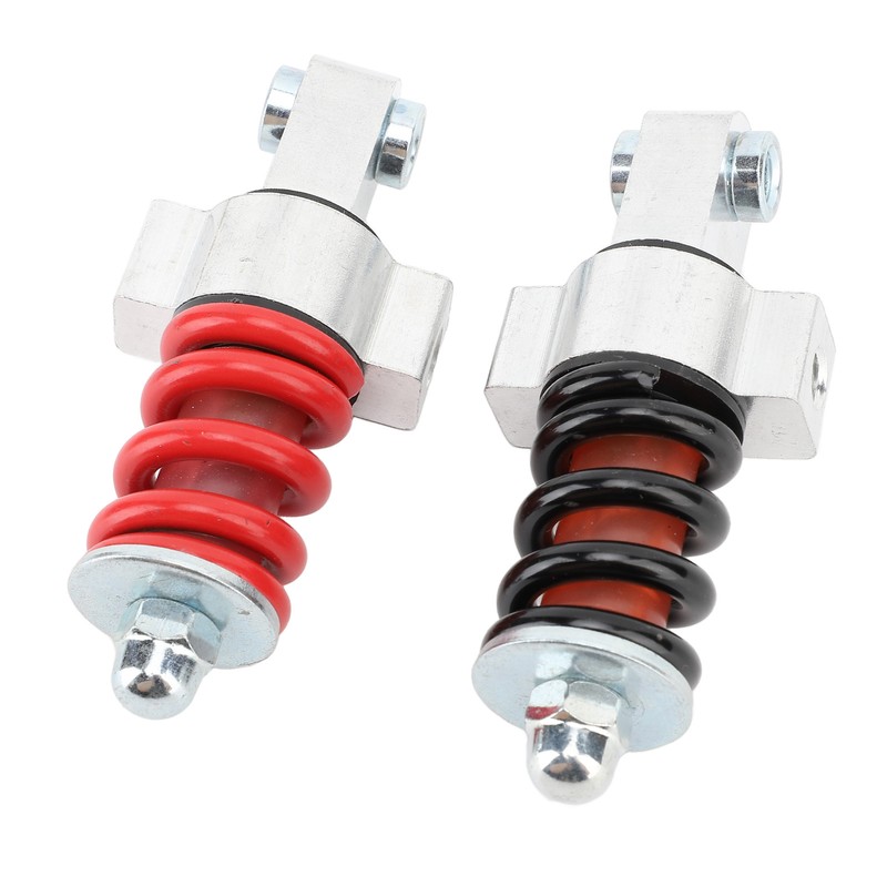 2PCS 112mm Rear Shock Absorber Aluminum Alloy Red Black for