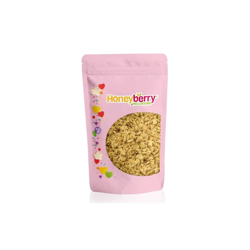 Plain Crunchy Honeycomb Pieces - 5-10mm - 100g - Vegan