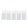 100pcs Microscope Slides Rounded Edge Plants Blank Microscope Slides for