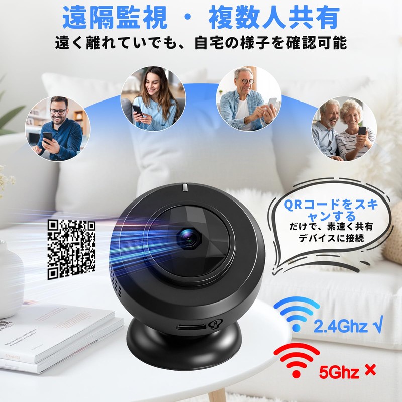Small Camera, Security Camera, Ultra Small Camera, 150° Wide Angle
