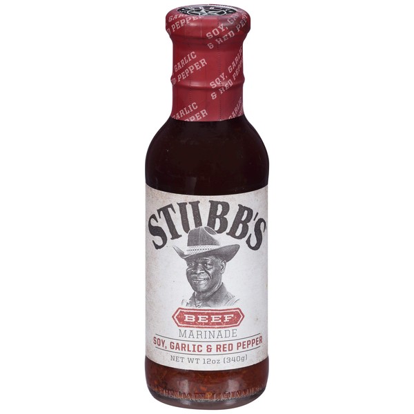 Stubb's Soy, Garlic & Red Pepper Beef Marinade, 12 oz