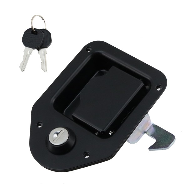 Nicerity Truck Tool Box Lock Replacement Stainless Steel Black Trailer