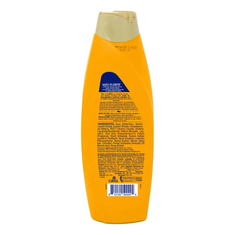 Shampoo Pert Hidratación Profunda Miel y Aguacate 180ML