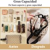 Set 5 Bolsas de Malla Transparente con Estampado Corazón, Neceser