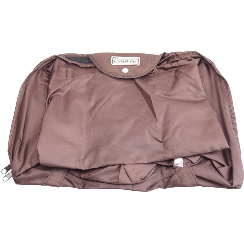 Marth (MARUTO) 2 2-Tier Zipper Front Basket Cover BC – 1850 Brown
