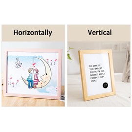 marysgift Picture Frame Photo Frames Family Grandparents Gifts for Mum Mothers Day (Wood,6")