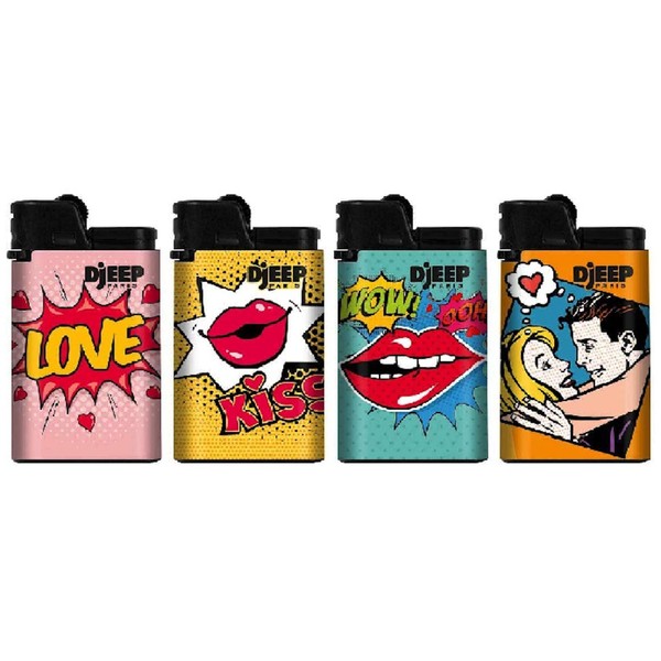 Djeep Lighter Amore Love Series (4 Pack)