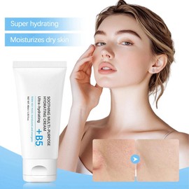 Vitamin B5 Moisturizer, A Soothing Facial Moisturizer Suitable For Sensitive Skin、dry And Sensitive Skin,Improve The Appearance Of Acne-prone Skin.Multi-Purpose Hydrating Face Cream