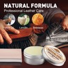 CHMI 16PCS Leather Shoe Polish Kit,Shoe Shine Kit with Black/Brown