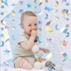Iridescent Moon Star Garland Streamer Twinkle Twinkle Little Star Garlands