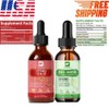 Vitamin D3 + K2 with Sea Moss – Liquid Drops Supplement, 450 mcg, 60ml Bottle