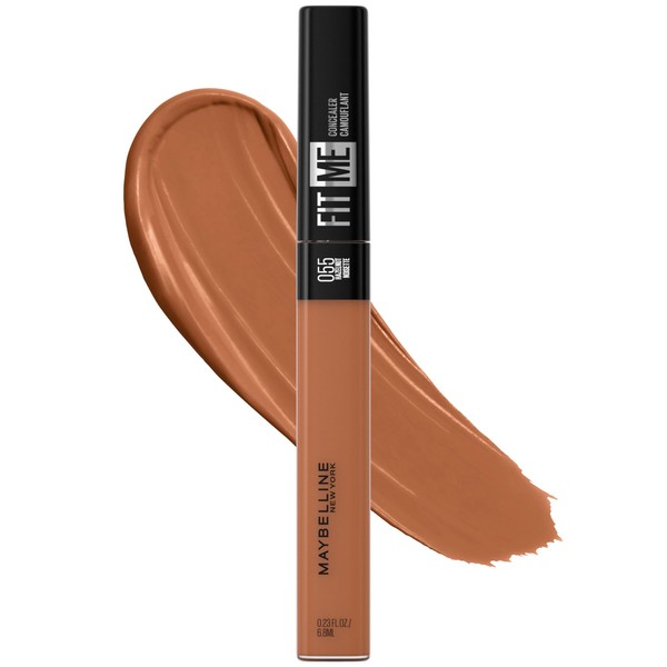 Maybelline New York Fit Me Liquid Concealer Makeup, Natural Coverage, Oil-free, Hazelnut, 0.23 Fluid Ounce