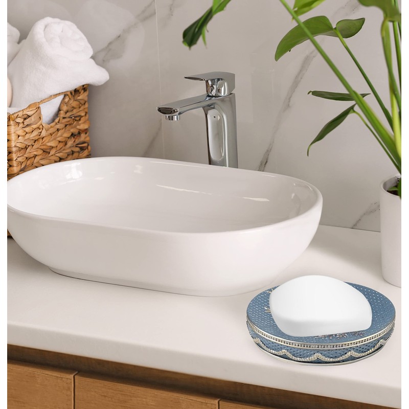 Popular Bath Capri, SOAP Dish, Slate Blue