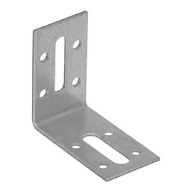 50mm x 55mm x 30mm Galvanised Steel Adjustable Angle Brackets L-Shape Corner Brace for Wood 2mm Thick Timber KRD1 (Pack of 20)