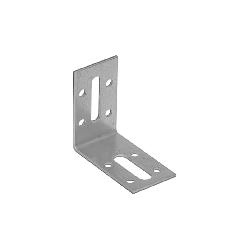 50mm x 55mm x 30mm Galvanised Steel Adjustable Angle Brackets