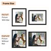 OMISHE 8x10 Picture Frames Black for Wall Hanging or Tabletop,