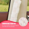 Mandark Car Seat Belt Cover, 2PCS Soft Plush Checkered Vehicle