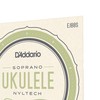 D'Addario Soprano Ukulele Strings, Nyltech, EJ88S, 4-String Set, Pack of