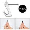 Athvcht Push Pin Picture Hooks, Set of 16, Nail Hooks,