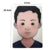 chiwanji Face Painting Practice Board Colored Makeup Tool Display Tool
