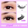 Strip Lashes Kit Volume False Eyelashes DIY Mink Lashes with