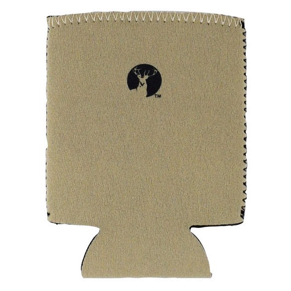 Captain Stag UE-4918 Can Holder, Koozie Sleeve, CS Soft Can Jacket, Compatible with 11.8 fl oz (350 ml) Cans, Beige x Black