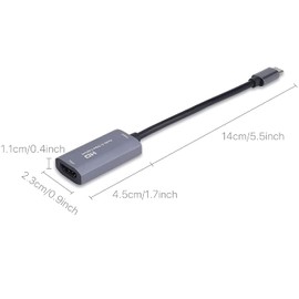 1080p HDMI Audio Video Capture Card HDMI to Type C Screen Recorder USB-C Video Capture Adapter Convertor for Live Streaming Game