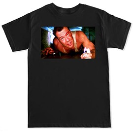 Men's John McClane T Shirt - 4XL Black
