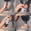 Inchant 4 Pieces Silicone Shower Head Holder Universal Relocatable Shower