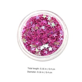 Baluue Star-Shaped Nail Glitter Charms for Nail Art Shiny Sequin Stars for Manicure Easy to Apply for Creative Designs