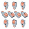 Innfeeltech Pack of 10 Connection Clamps, 1 in 3 Out