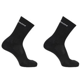 Salomon EVA CREW 2-Pack Socks, Set of 2 Pairs, black
