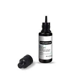 EDSRDXS UV Bonding & Welding Glue Kit UV Super Hard Glue with 5W 395nm UV Light,Quick-Drying for Narrow Fracture Surfaces, Strong Bonding for Glass, Metal, Crystal 0.35oz (10ml)