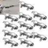 18pcs M2 Duplex Wire Rope Clip Cable Clamps Stainless Steel