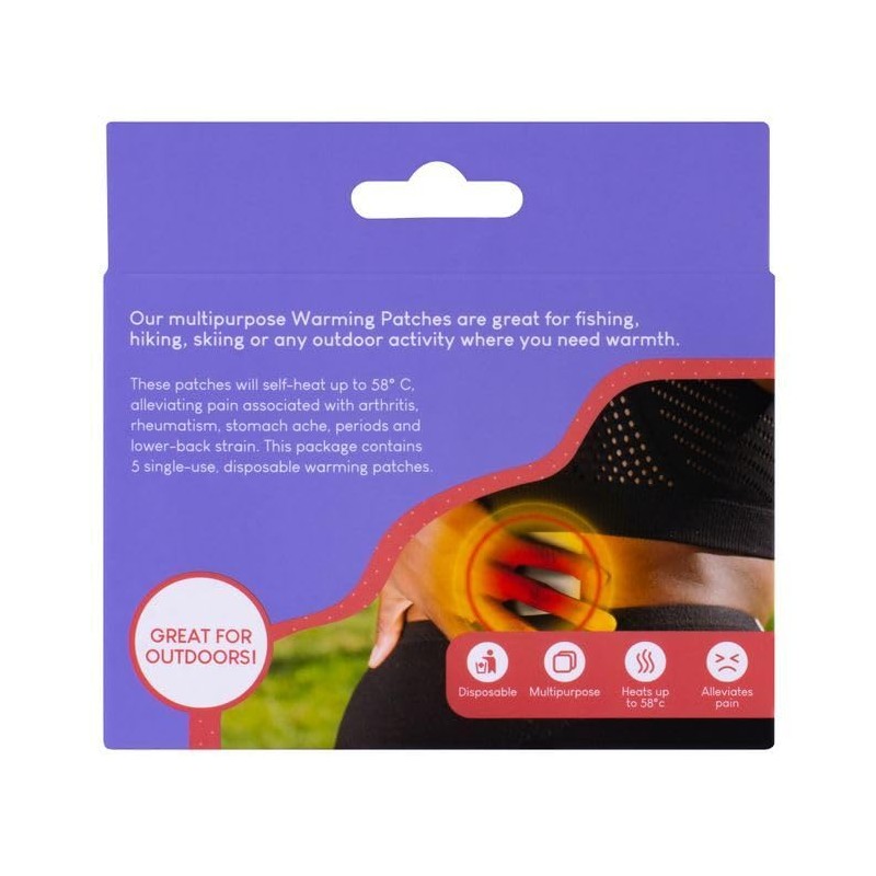 Living Today Soft Self Heating Warming Patches (5 Pieces)