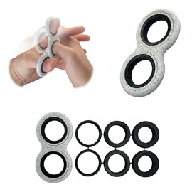 Twiddle Pro - 3D Printed Thumb Twiddling Fidget Toy (Marble White)