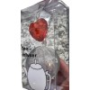 PRODYNE Stainless Steel Tea Infuser With Red Gem Heart