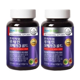 Nutri-D Day Nutrid-D Day Premium Lutein Omega-3 Gold 1300mg x 90 capsules 2 sj / 뉴트리디데이 뉴트리디데이 프리미엄 루테인 오메가3 골드 1300mg x 90캡슐 2개 sj