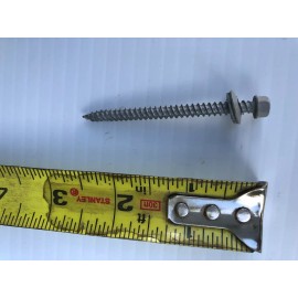 ATLAS 500 ATLAS Metal Roofing 21/2'' Screws #10x2.5 ''. Siding, pole barn GRAY